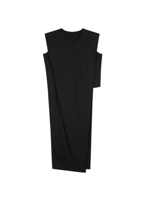 JNBY T-shaped Side Slit Sleeveless Dresses