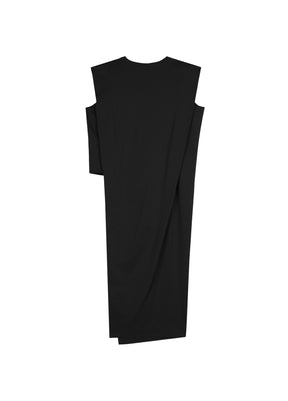 JNBY T-shaped Side Slit Sleeveless Dresses