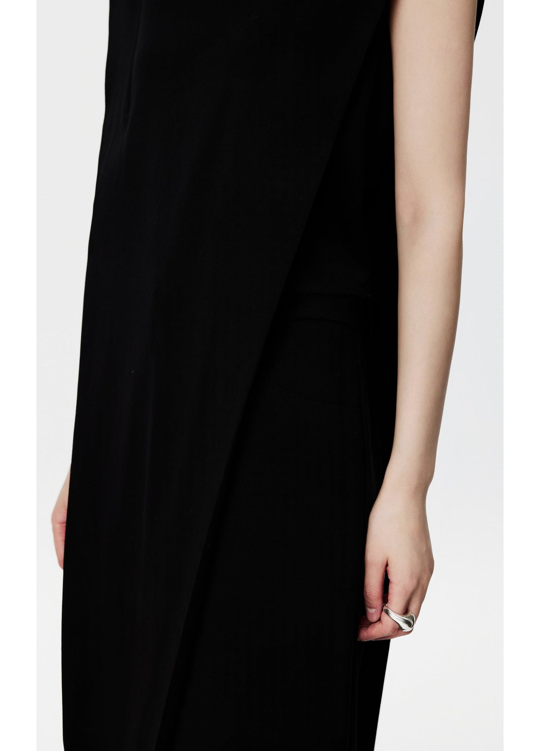 JNBY T-shaped Side Slit Sleeveless Dresses