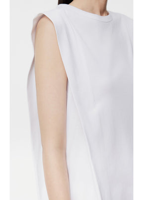 JNBY T-shaped Side Slit Sleeveless Dresses