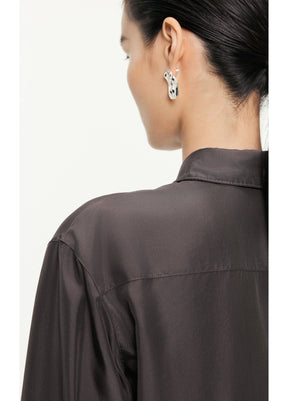 JNBY Loose Fitting Long-sleeved Silk Shirt