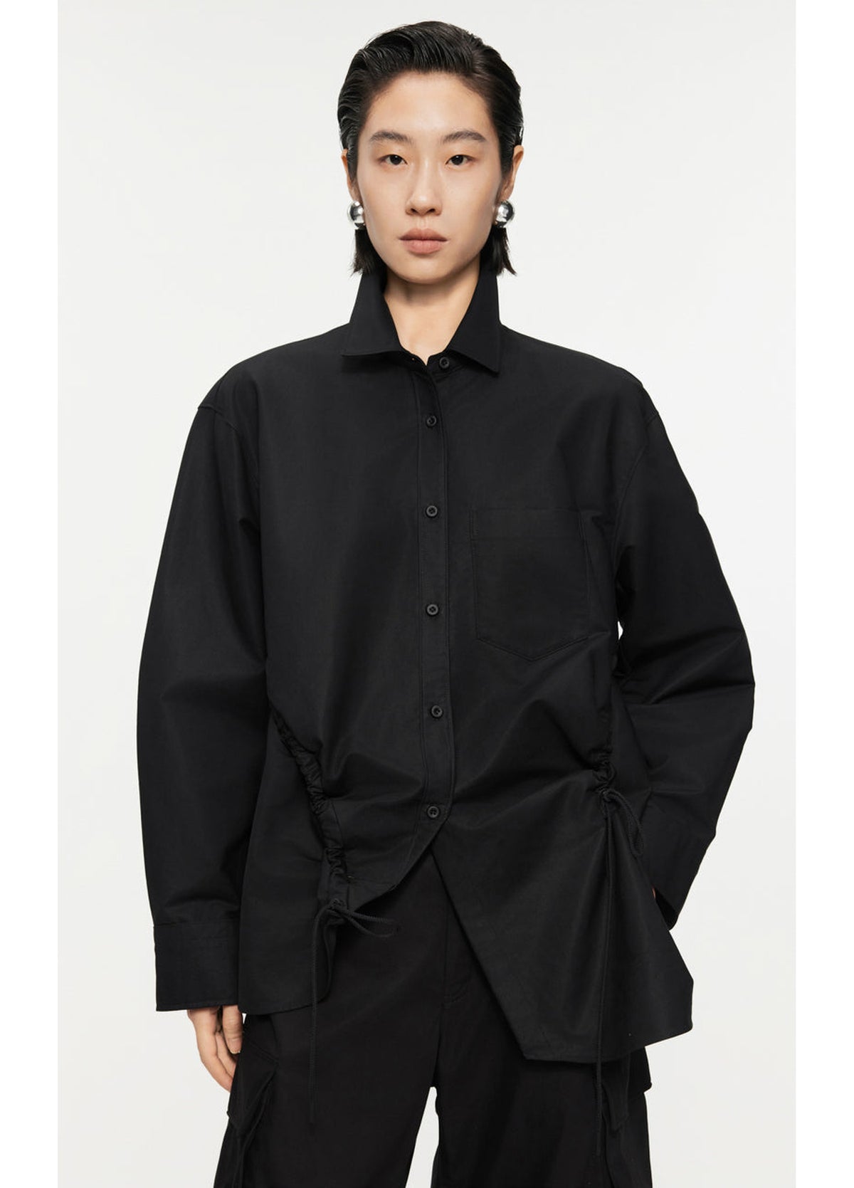 JNBY Oversize Long-sleeved Shirt