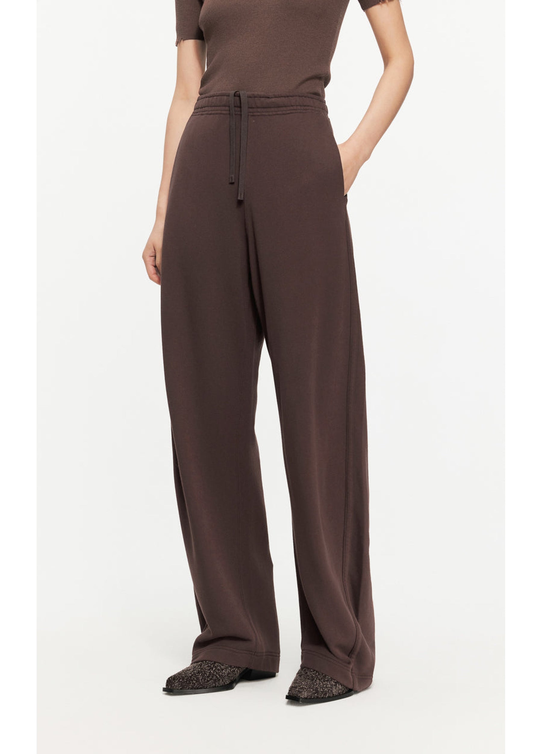 JNBY drawstring cotton trousers