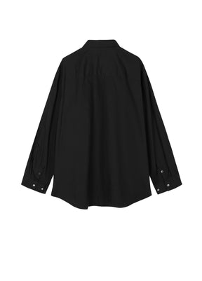 JNBY H-line Oversize Poplin Fabric Long-sleeved Shirt