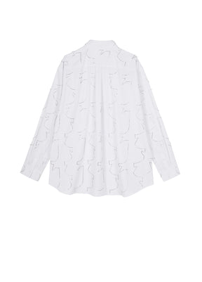 JNBY Cotton bead tube embroidered shirt