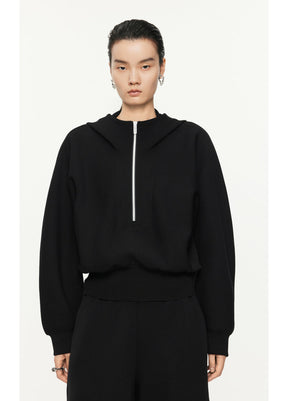 JNBY short hooded sweatshirt