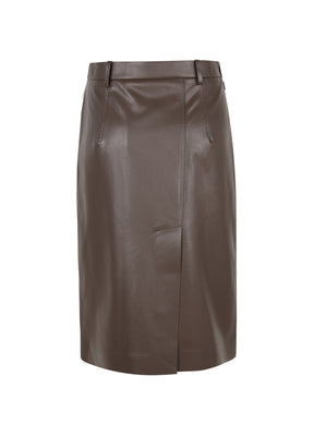 JNBY mid size PU waist skirt