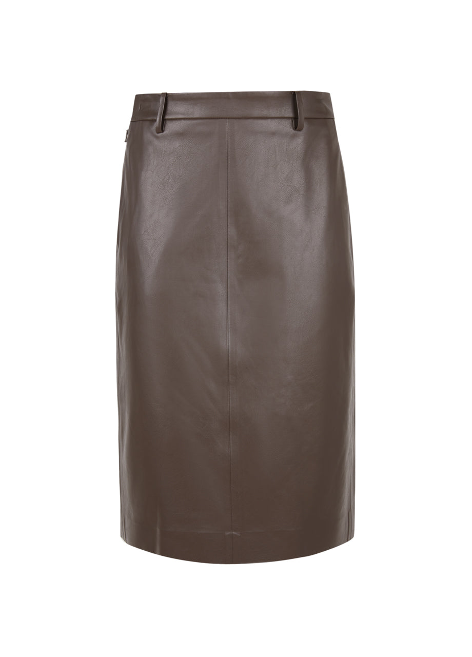 JNBY mid size PU waist skirt