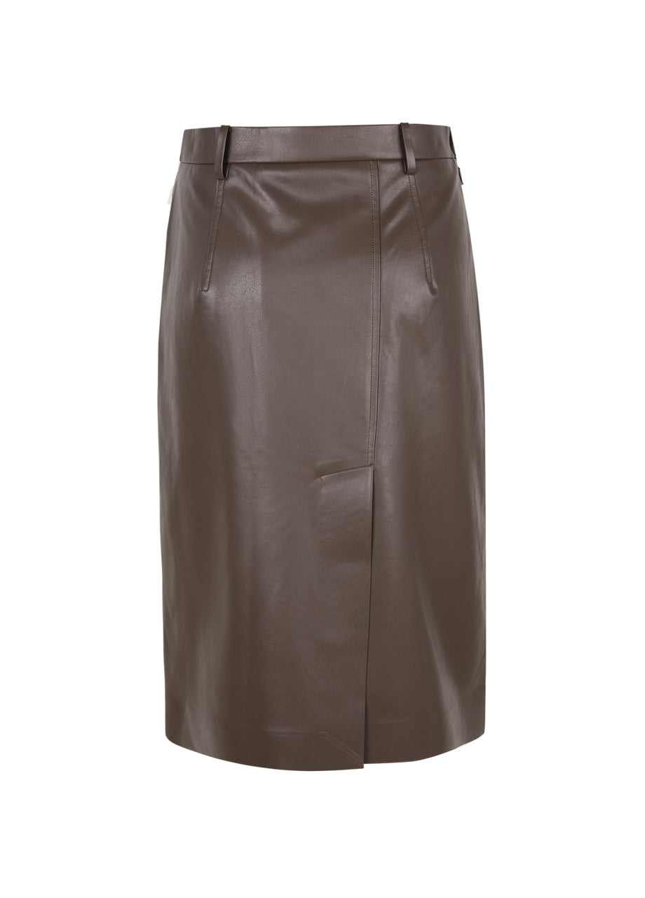 JNBY mid size PU waist skirt