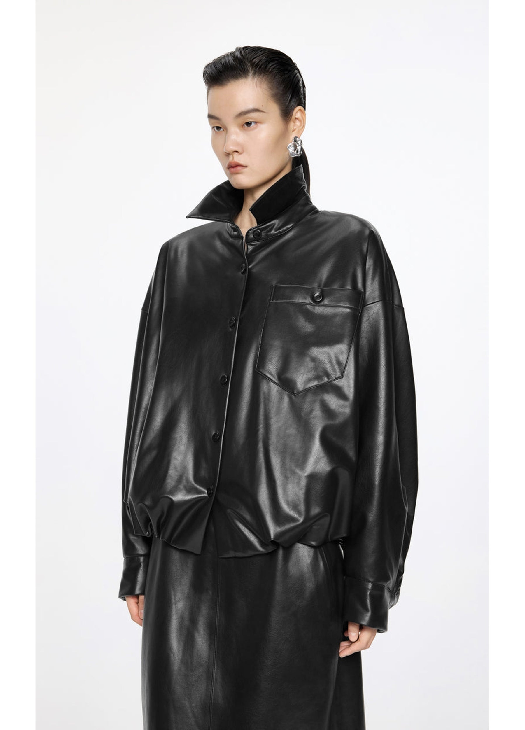 JNBY Oversize Shirt Down Coat