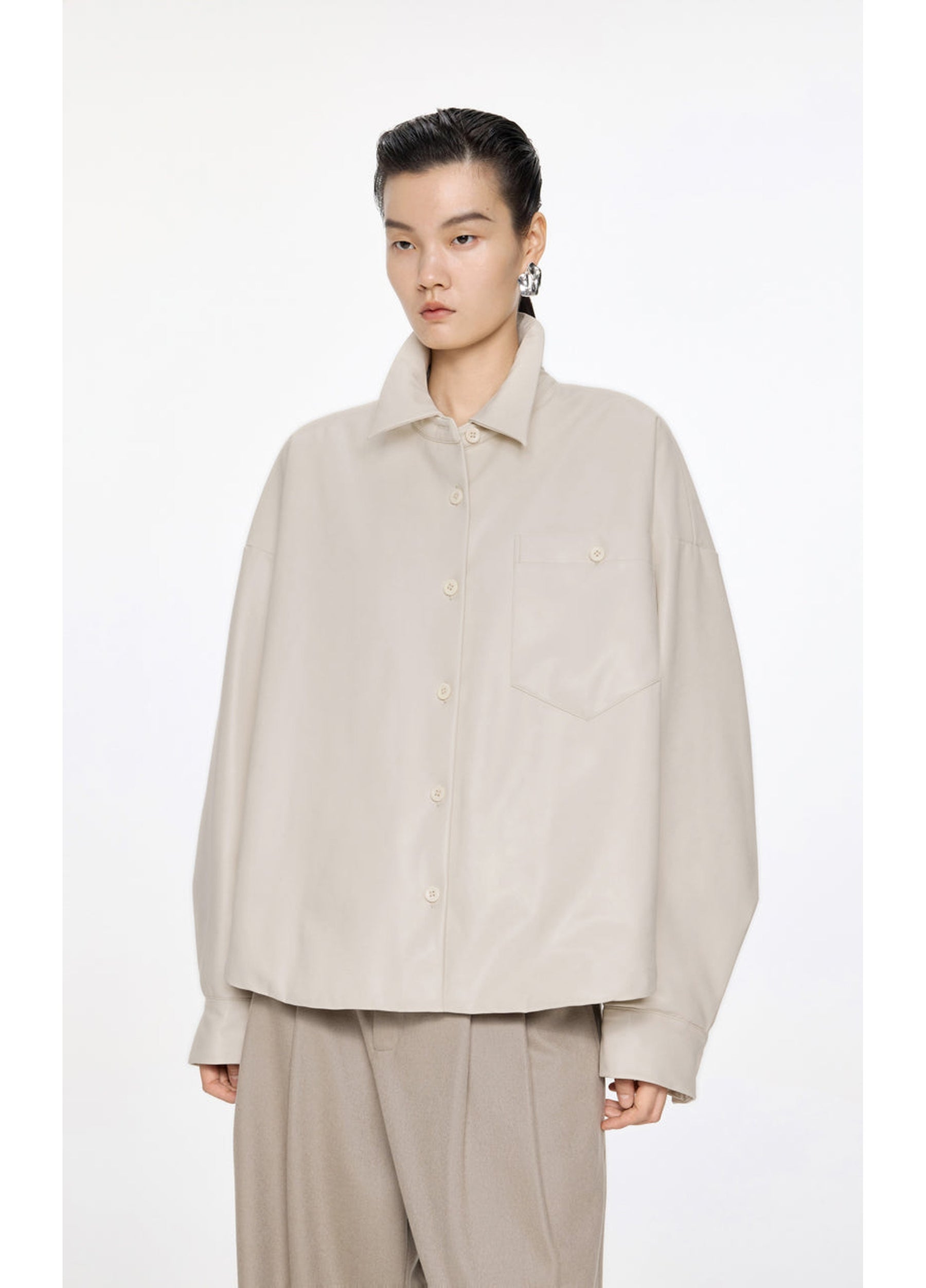 JNBY Oversize Shirt Down Coat