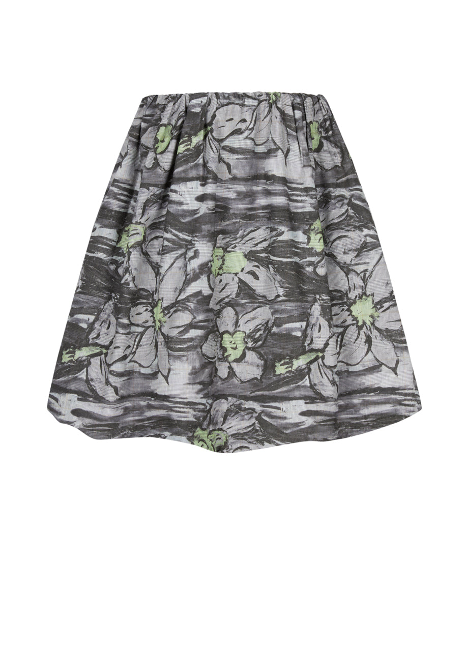 JNBY Cotton and Hemp Short A-line Skirt