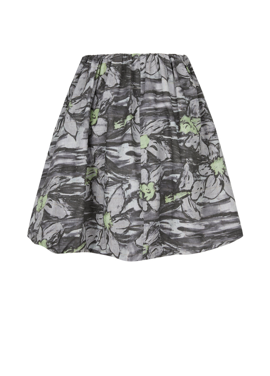 JNBY Cotton and Hemp Short A-line Skirt