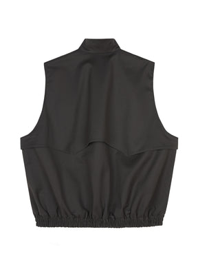 JNBY loose sleeveless standing neck vest