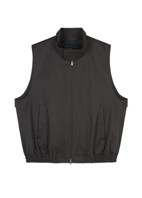 JNBY loose sleeveless standing neck vest