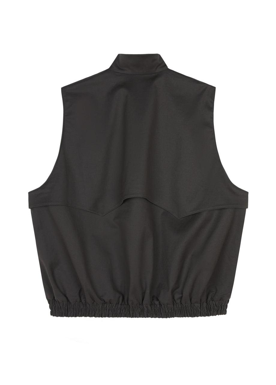 JNBY loose sleeveless standing neck vest