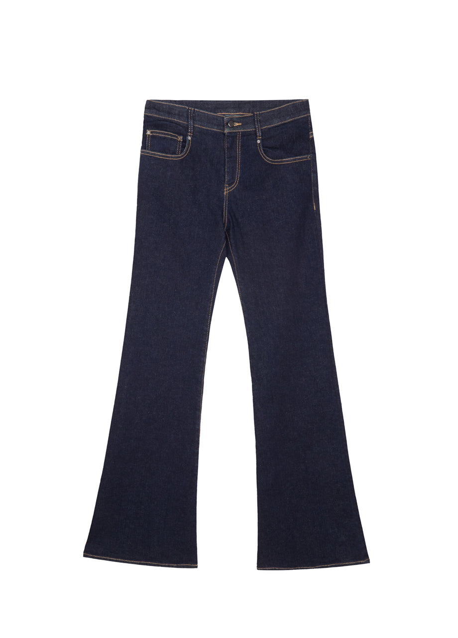 JNBY slim fit denim flared pants