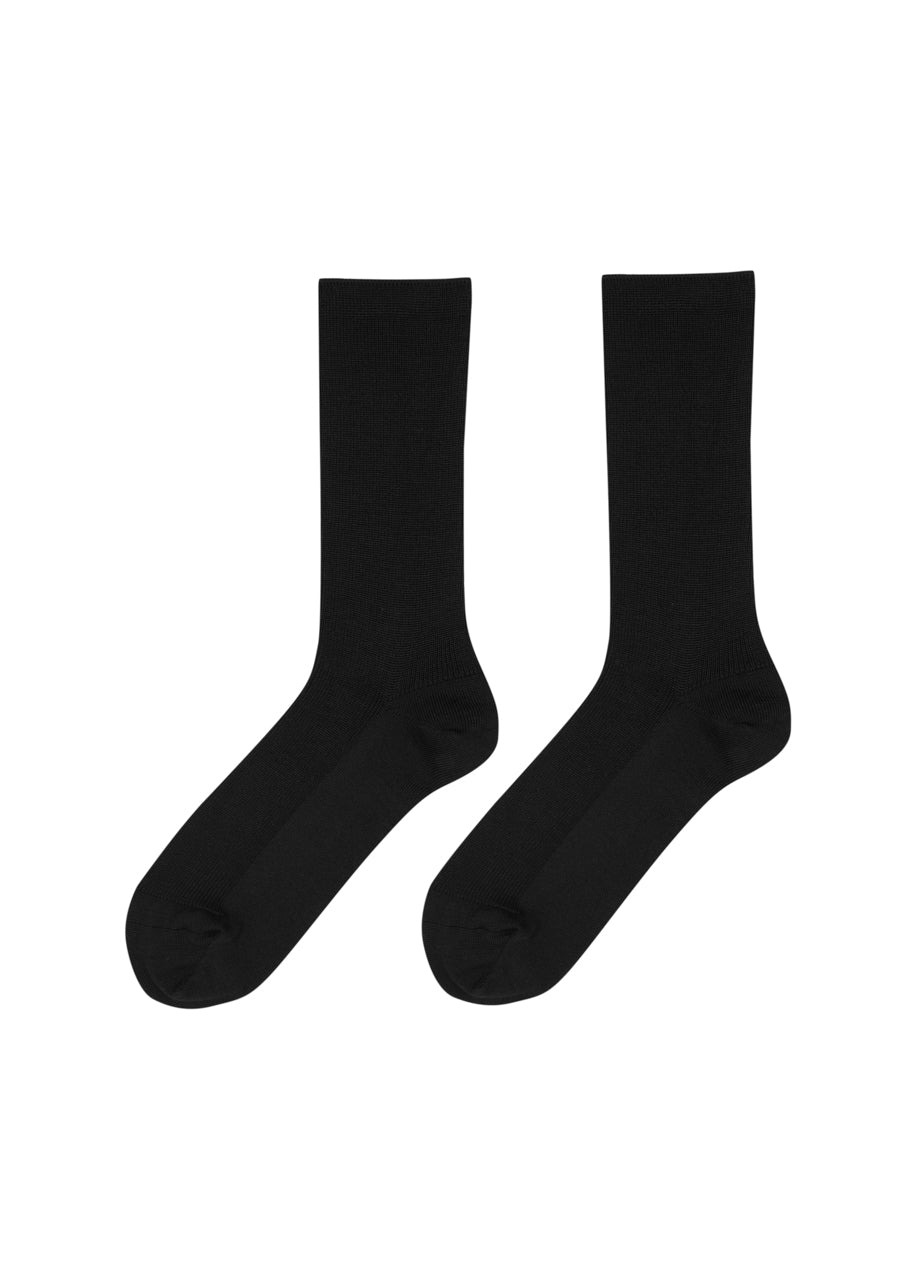 JNBY Simple Black High Socks