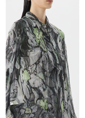 JNBY Narcissus Pattern Loose Shirt