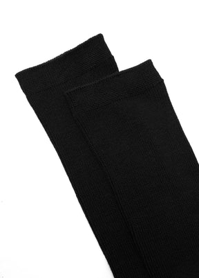 JNBY Simple Black High Socks